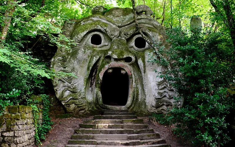 La Bocca dell’Orco nel Sacro Bosco di Bomarzo
