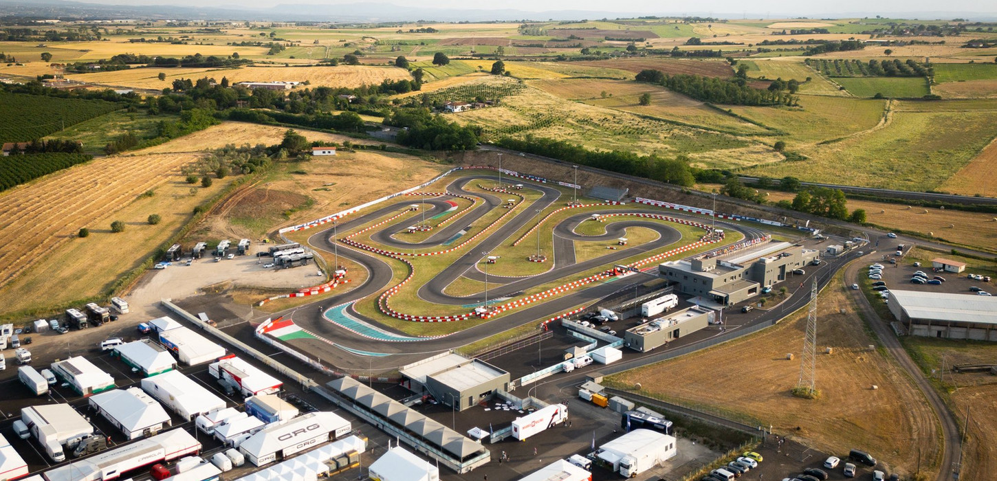 Il tracciato del Leopard Circuit nella campagna viterbese