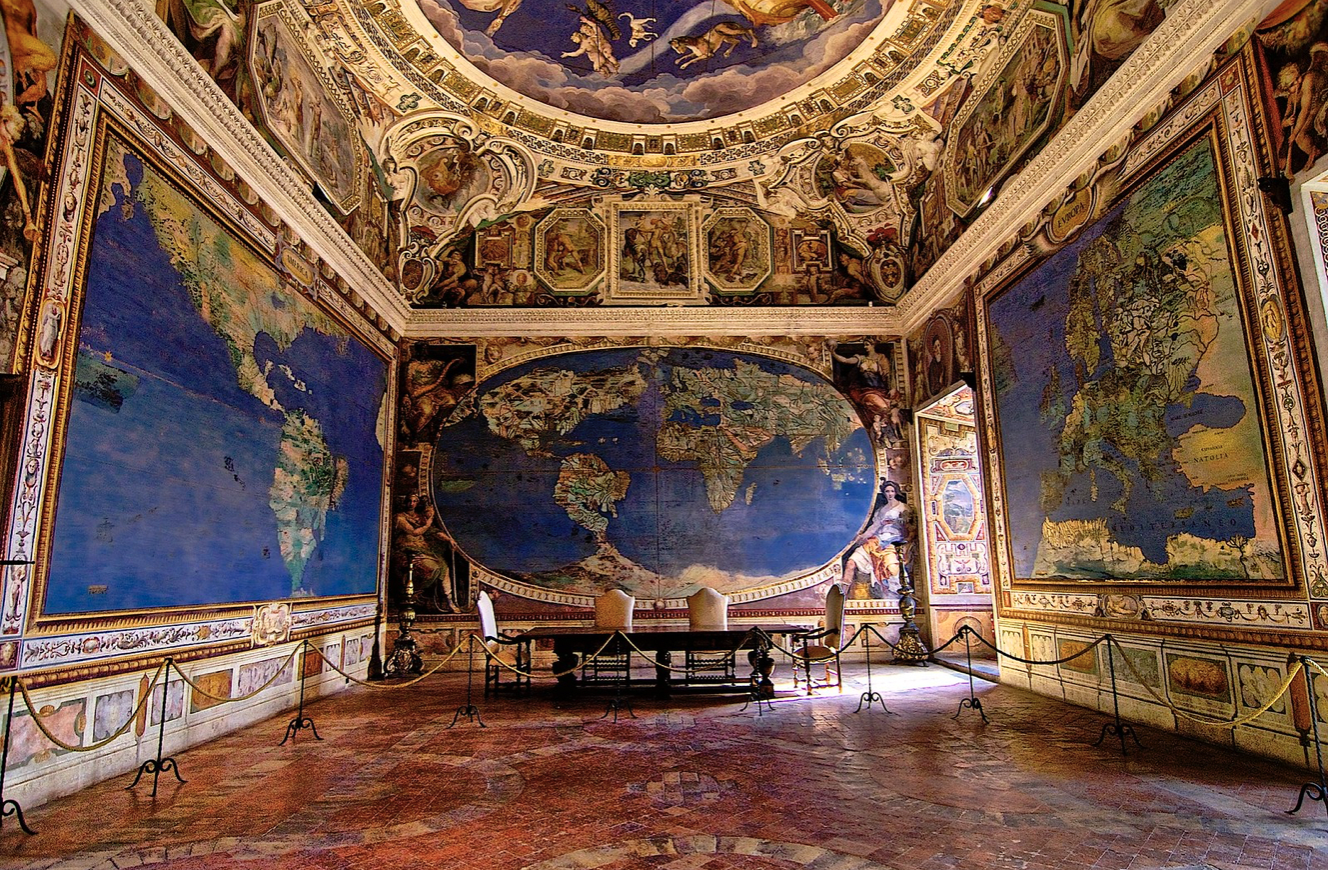 La Sala del Mappamondo di Palazzo Farnese