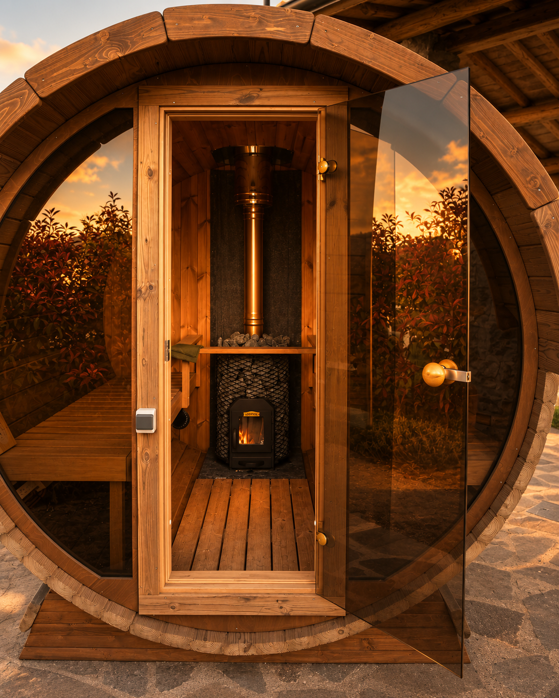 Sauna a legna di Villa Paladini