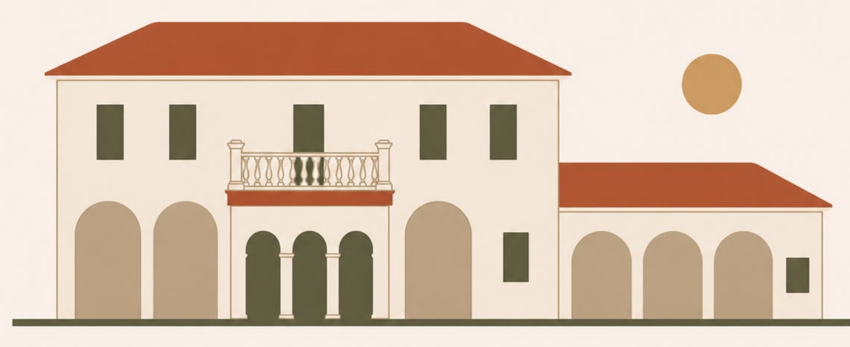 Logo illustrato del casale Villa Paladini